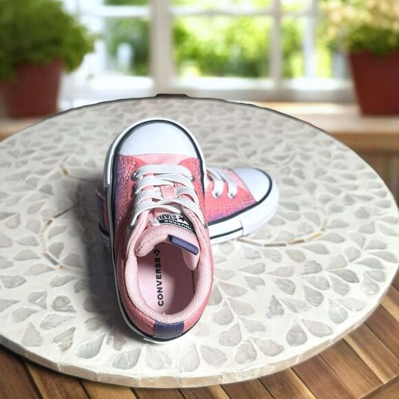 Converse Chuck Taylor All Star Rave Sneaker Toddler Size 5 Pink Purple Ombre New - Picture 9 of 16